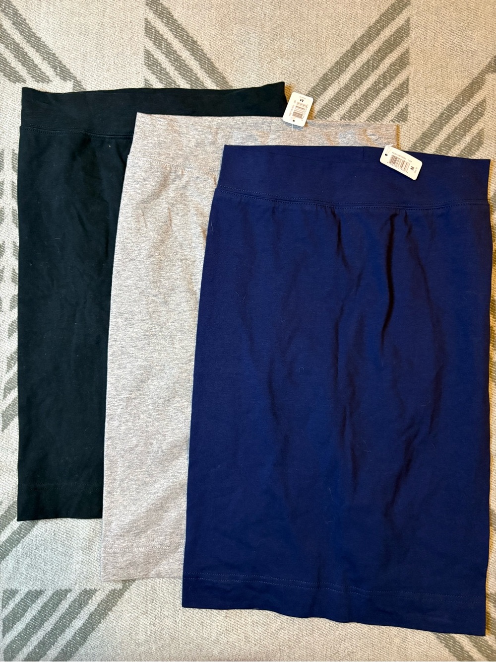 kidpik Girls’ Skirts in Navy, Gray, Black - 3-Pack